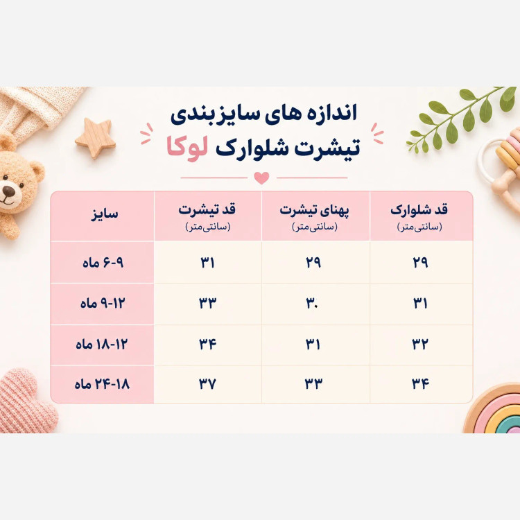 ست تیشرت و شلوارک نوزادی لوکا طرح هشت پاست 6 تا 24 ماه