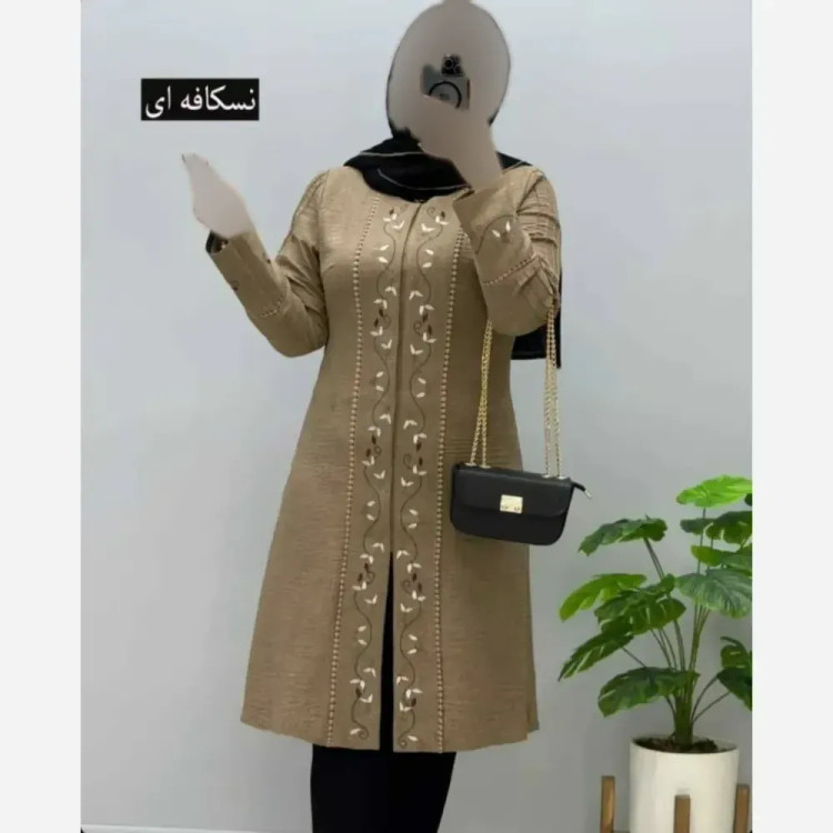مانتو مزونی دلوین شانتون صوفیا جودن سایز بزرگ سایز 1 تا 4