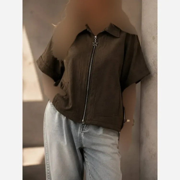 ماکسی لمه وارداتی چاکدار با کمربند سایز بزرگ