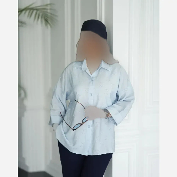 ماکسی لمه وارداتی چاکدار با کمربند سایز بزرگ