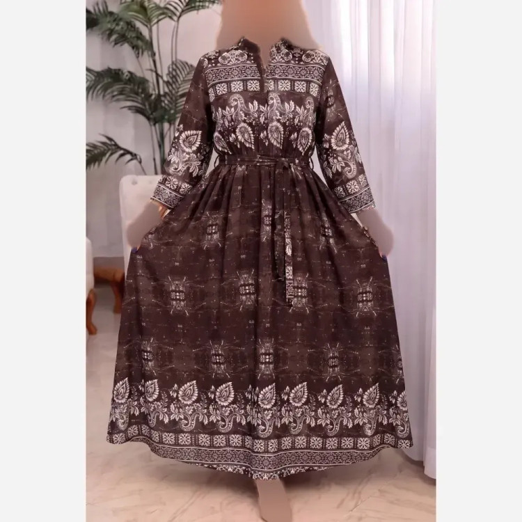 پیراهن زنانه اسنوپی جنس بوگاتی سایز فری 38 تا 46