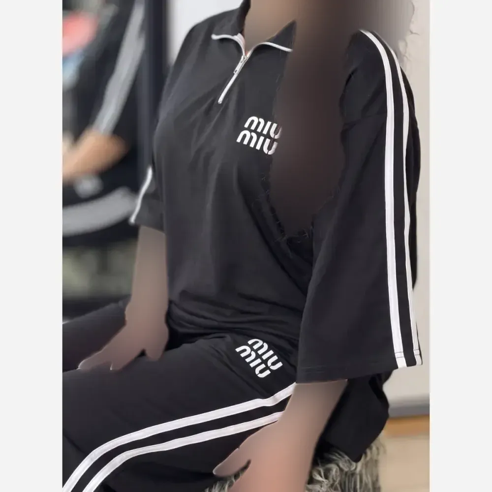ست بارلی زنانه جنس پنبه گلکسی رنگ مشکی سایز فری 38 تا 46