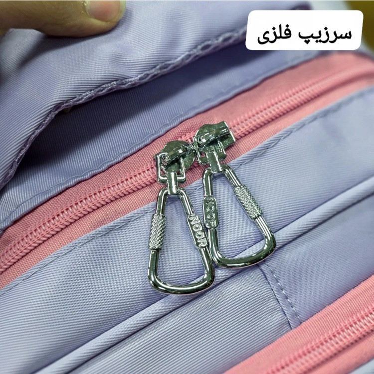 کوله پشتی ابتدایی دخترانه ضد آب ریپس وارداتی مناسب کلاس اول تا چهارم طبی و ضد تعریق