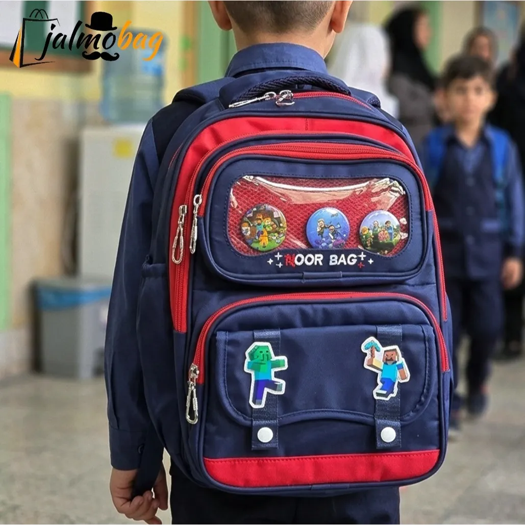 کوله پشتی پسرانه کلاس اول تا چهارم ضد آب ریپس وارداتی طبی و ضد تعریق