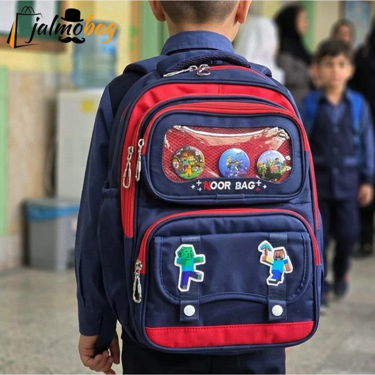 کوله پشتی پسرانه کلاس اول تا چهارم ضد آب ریپس وارداتی طبی و ضد تعریق