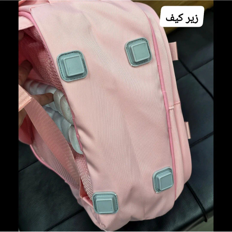کوله پشتی دخترانه کرومی ضد آب مناسب کلاس اول تا چهارم طبی و جادار