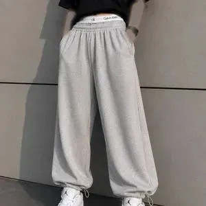 شلوار گت دار دوکاره جاگر CalvinKlein دوکمره سوپر نخ پنبه کلوین قابل استفاده هم بصورت بگ هم اسلش