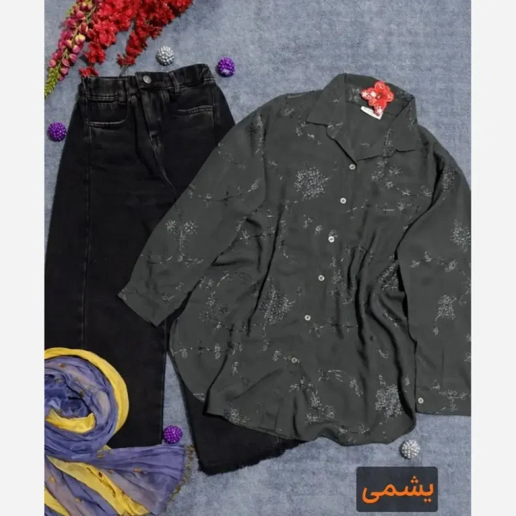 شومیز قواره دار نخ کره ای خامه دوزی ضدحساسیت کیفیت بینظیر ماریا