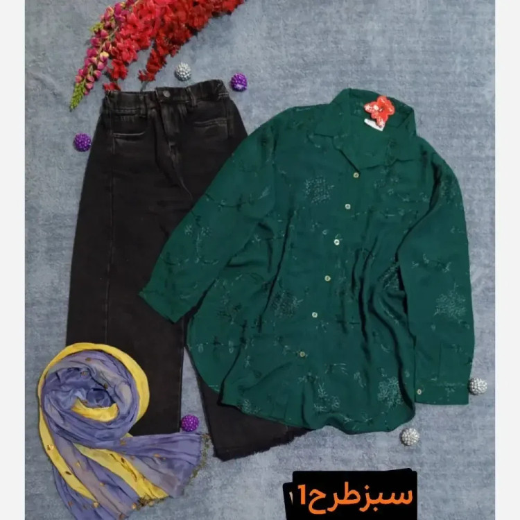 شومیز قواره دار نخ کره ای خامه دوزی ضدحساسیت کیفیت بینظیر ماریا